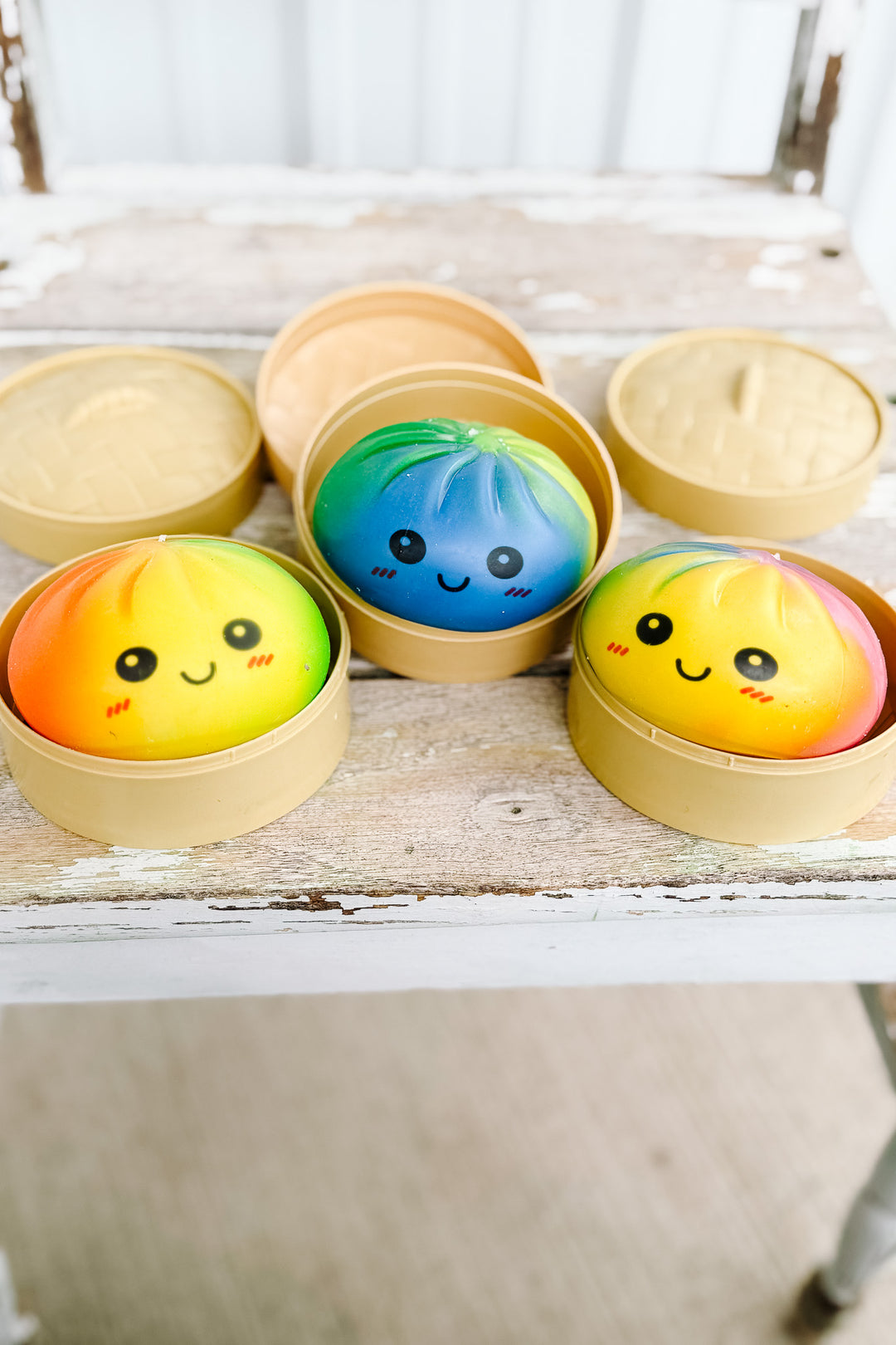 Rainbow Dumpling Squishy 🌈🥟