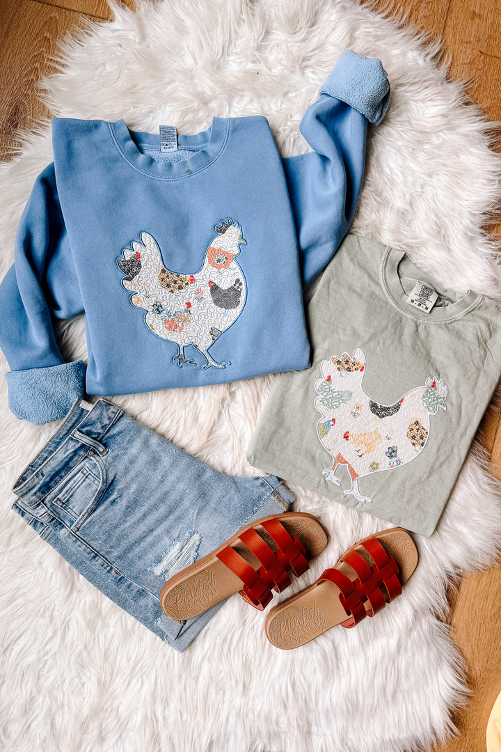 Chicky Chicken Applique Graphics - Multiple Styles