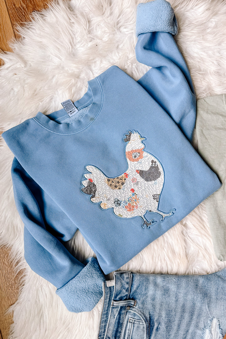 Chicky Chicken Applique Graphics - Multiple Styles