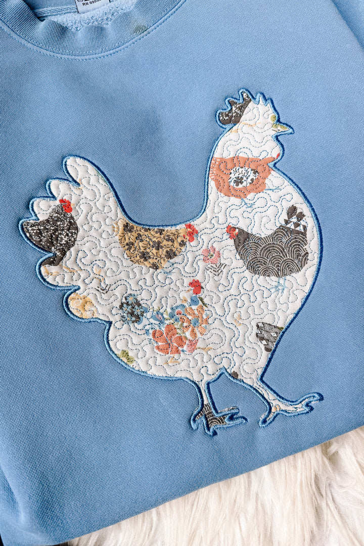 Chicky Chicken Applique Graphics - Multiple Styles