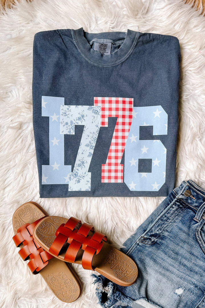 1776 Graphic Tee - Denim