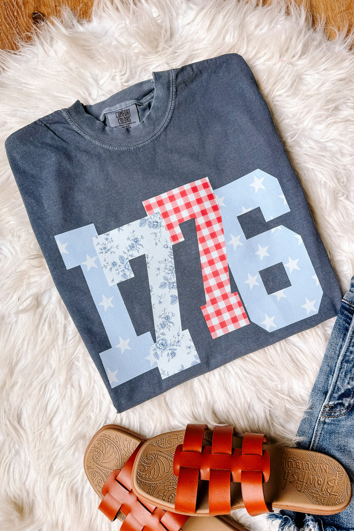1776 Graphic Tee - Denim