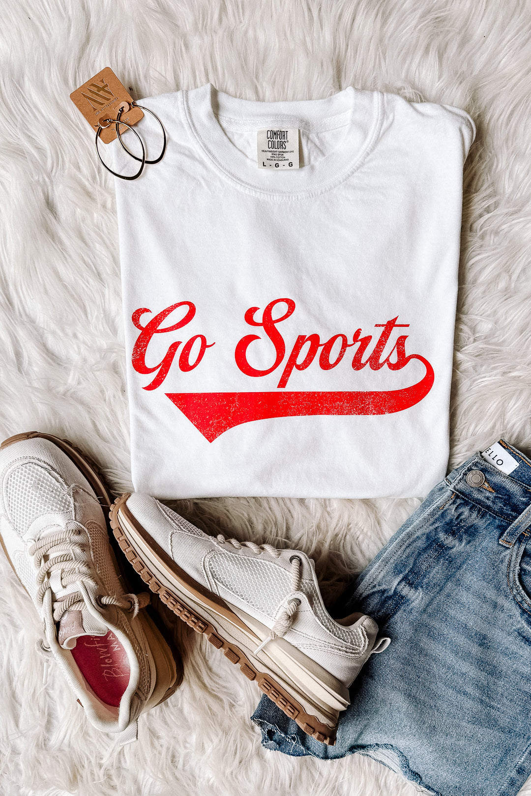 Go Sports Graphic Tee - White