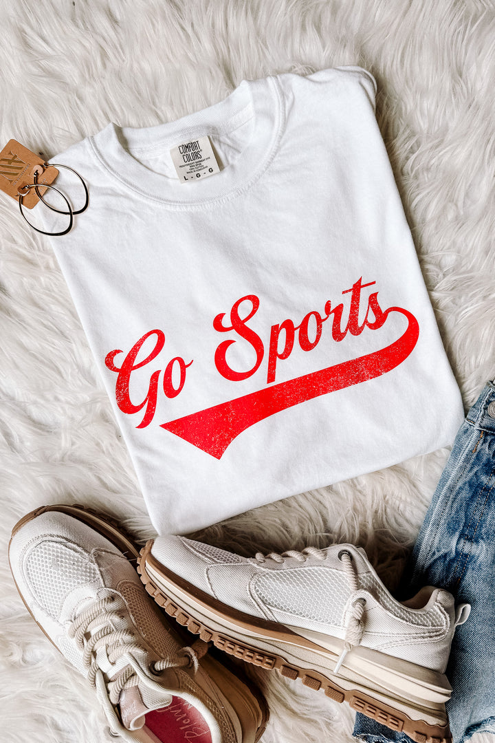 Go Sports Graphic Tee - White