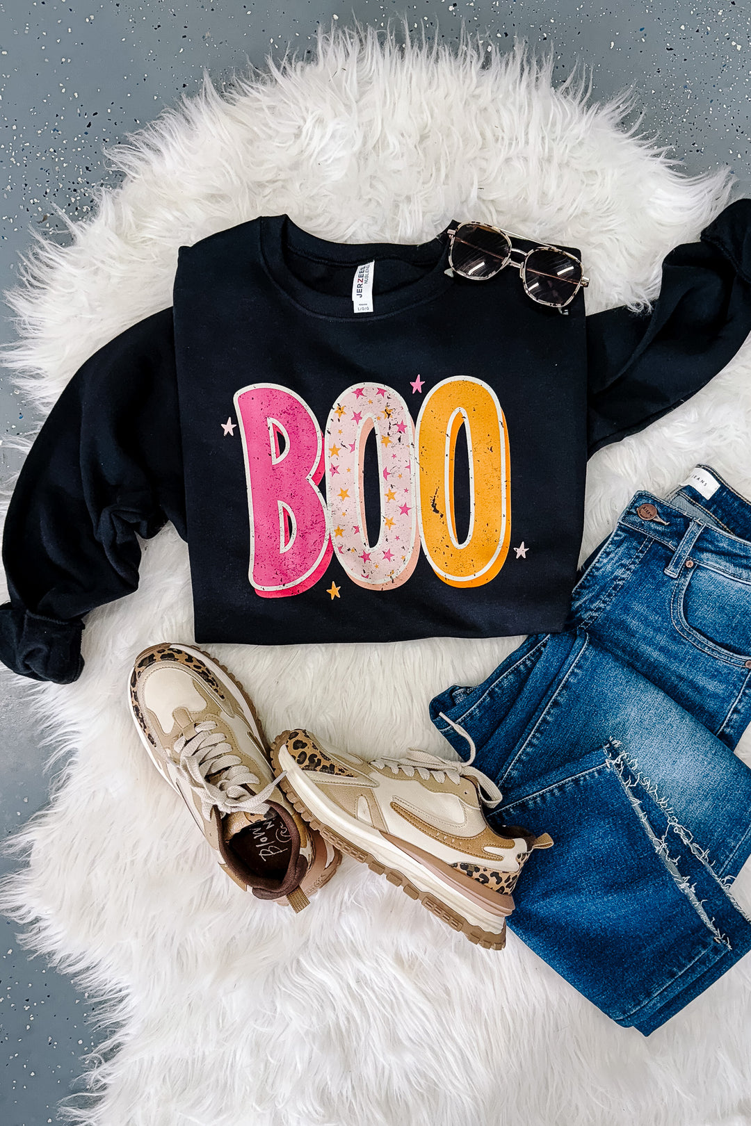 BOO Graphic Sweatshirt - Black
