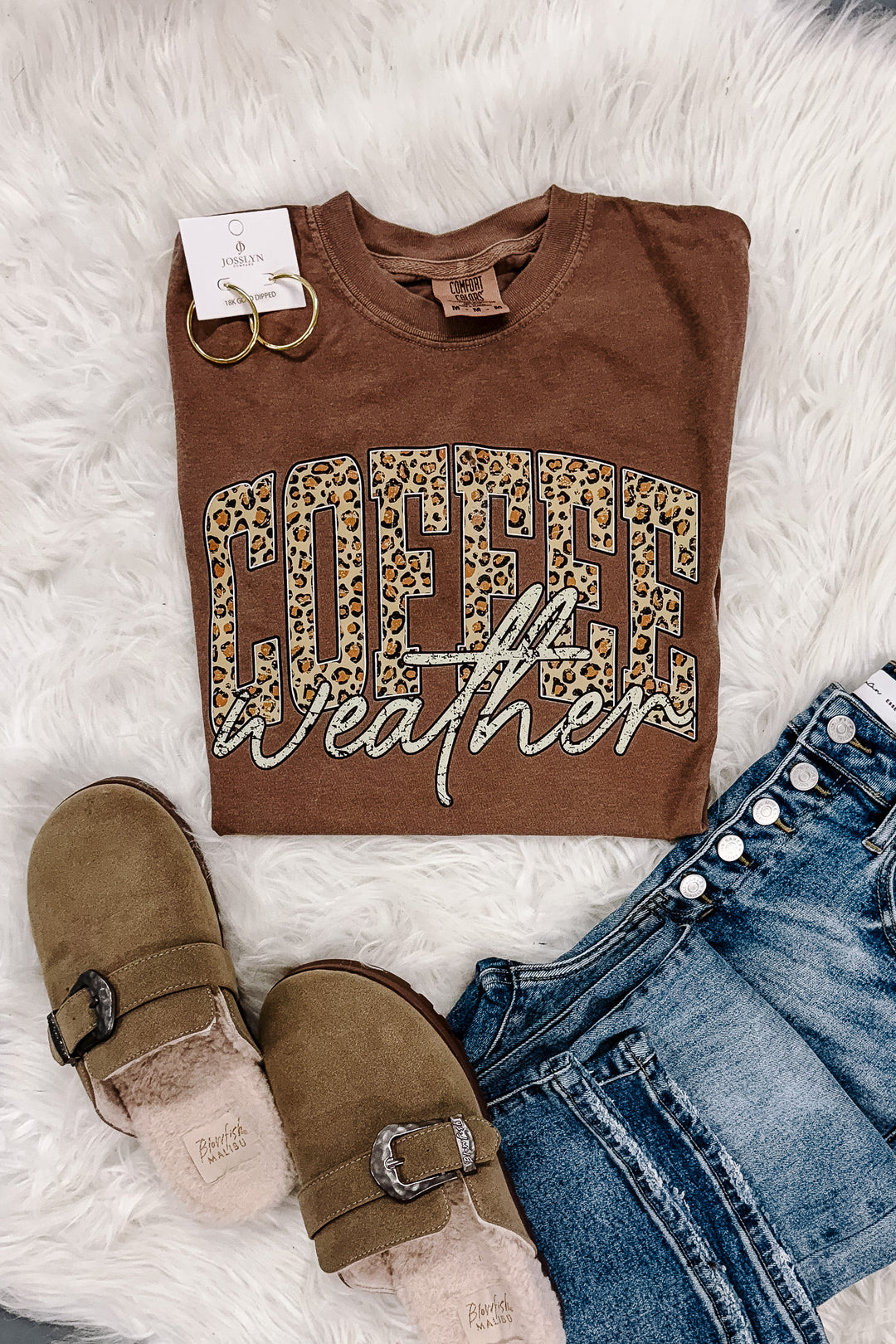 Leopard Coffee Weather Graphics - Multiple Styles