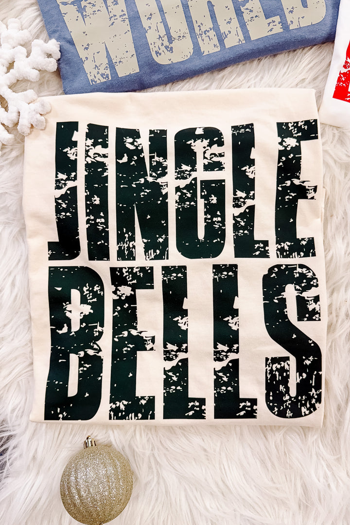 Jingle Bells Graphic Tee - Ivory