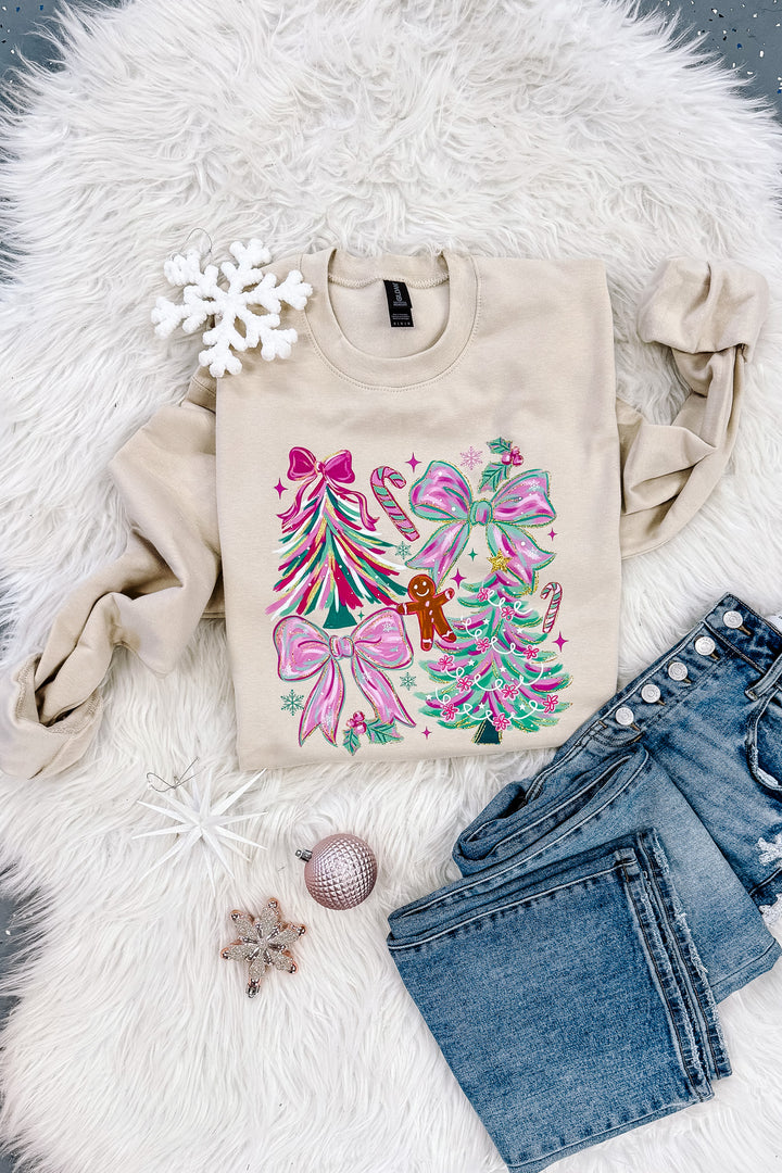 Catch Me If You Can Graphic Sweatshirt - Sand