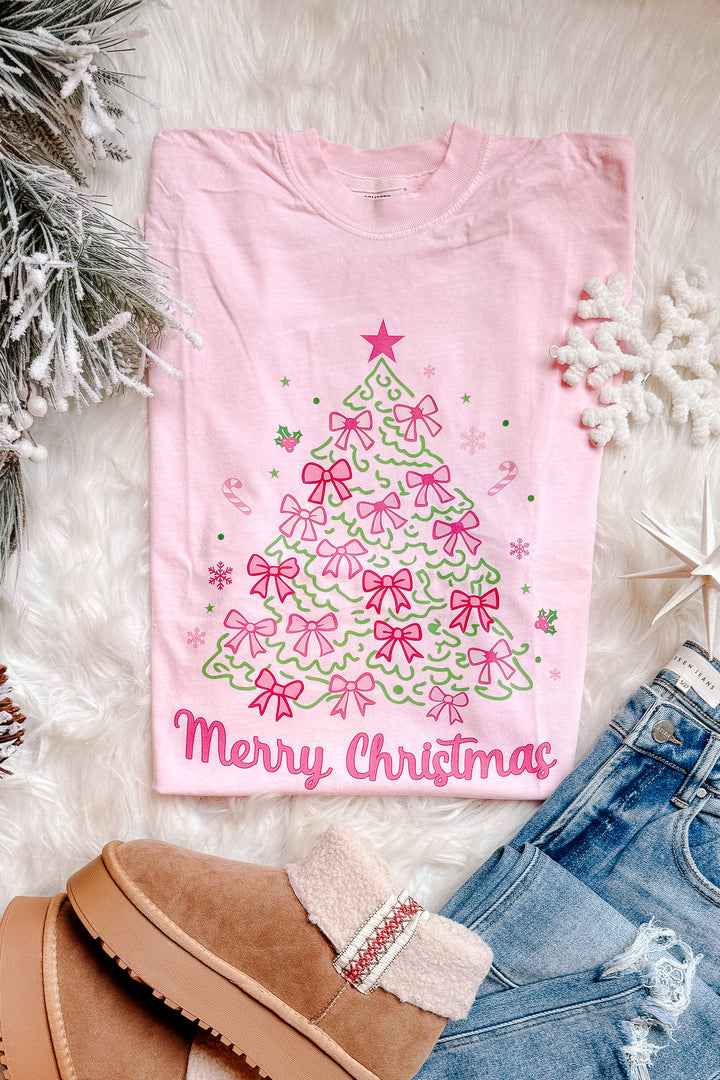 Ribbon Tree Graphic Tee - Blossom