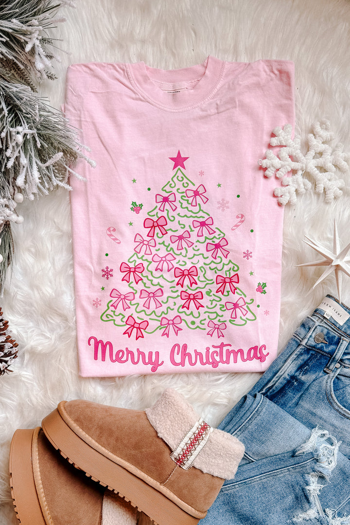 Ribbon Tree Graphic Tee - Blossom