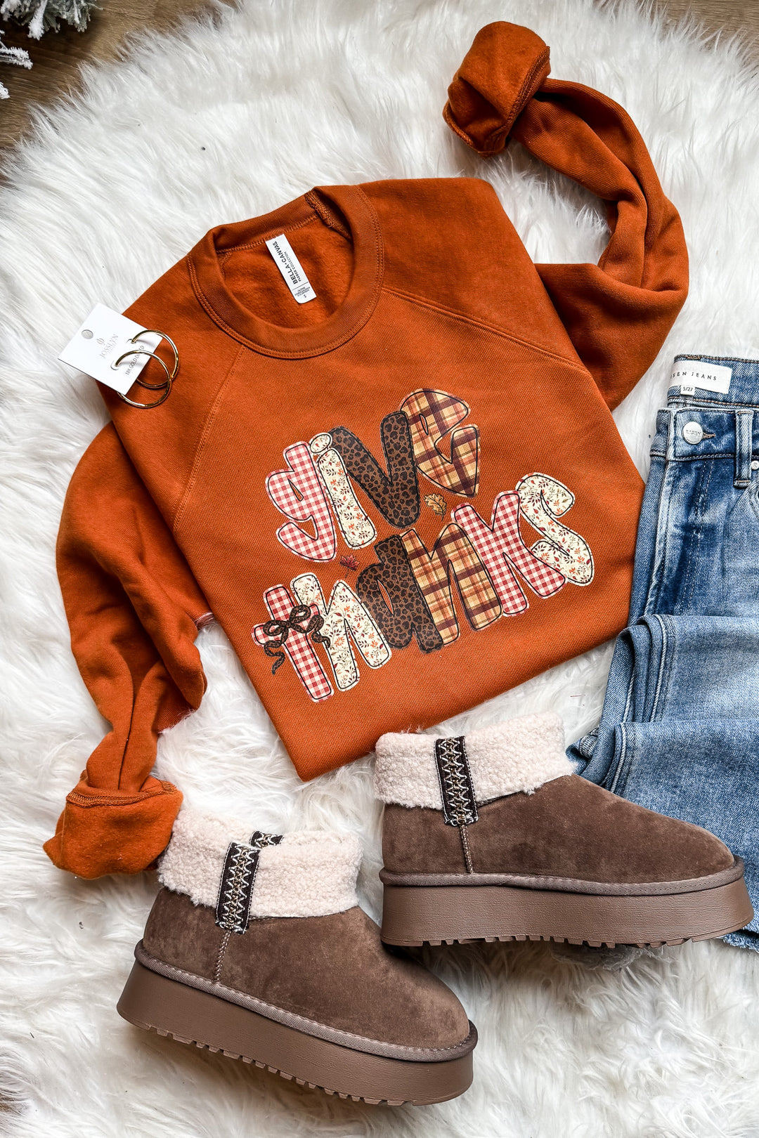 *DEAL* Give Thanks Graphic Sweatshirt - Autumn