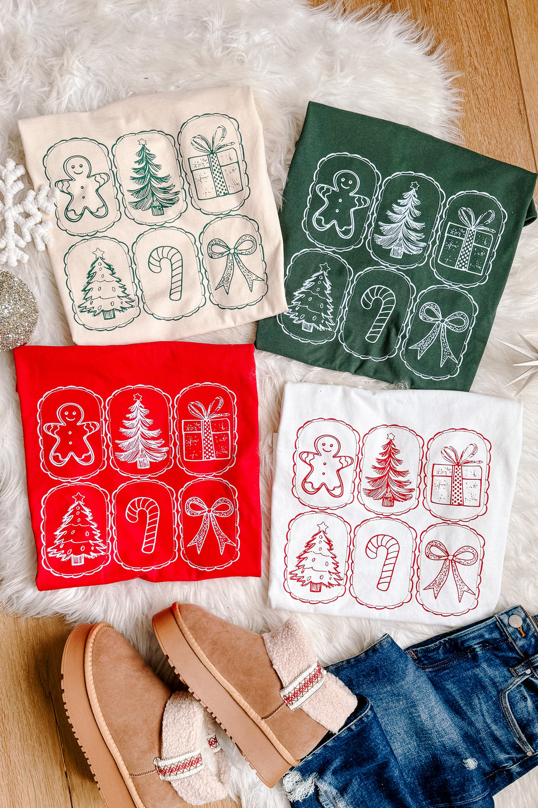 Holiday Icons Graphic Tees - Multiple Styles