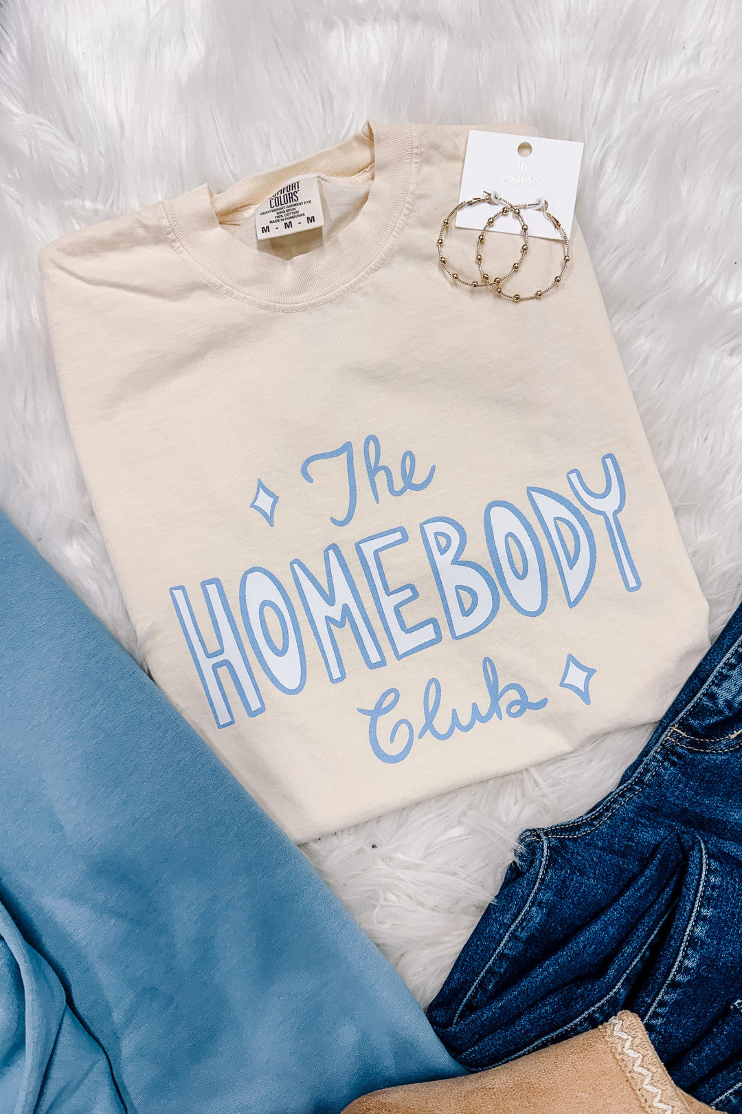 The Homebody Club Graphic Tee - Ivory