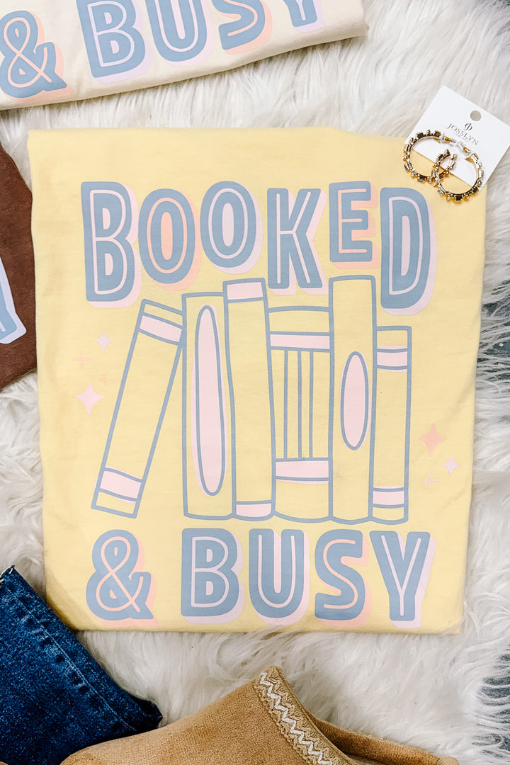 Booked & Busy Graphic Tee - Multiple Colors