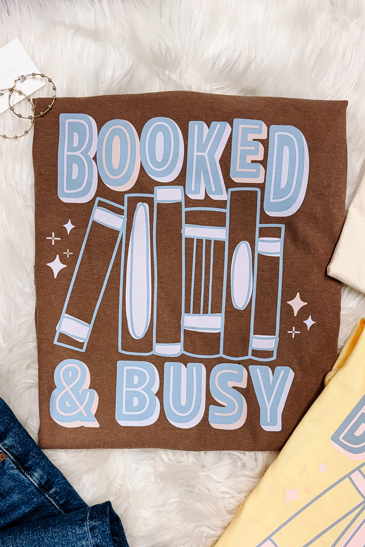 Booked & Busy Graphic Tee - Multiple Colors