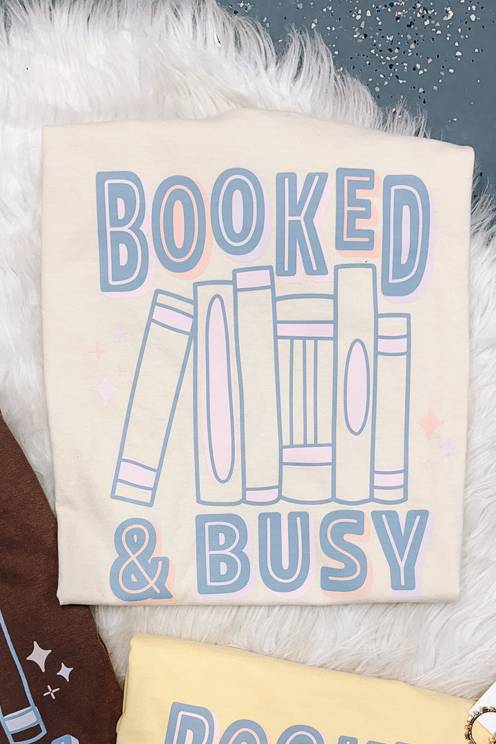 Booked & Busy Graphic Tee - Multiple Colors