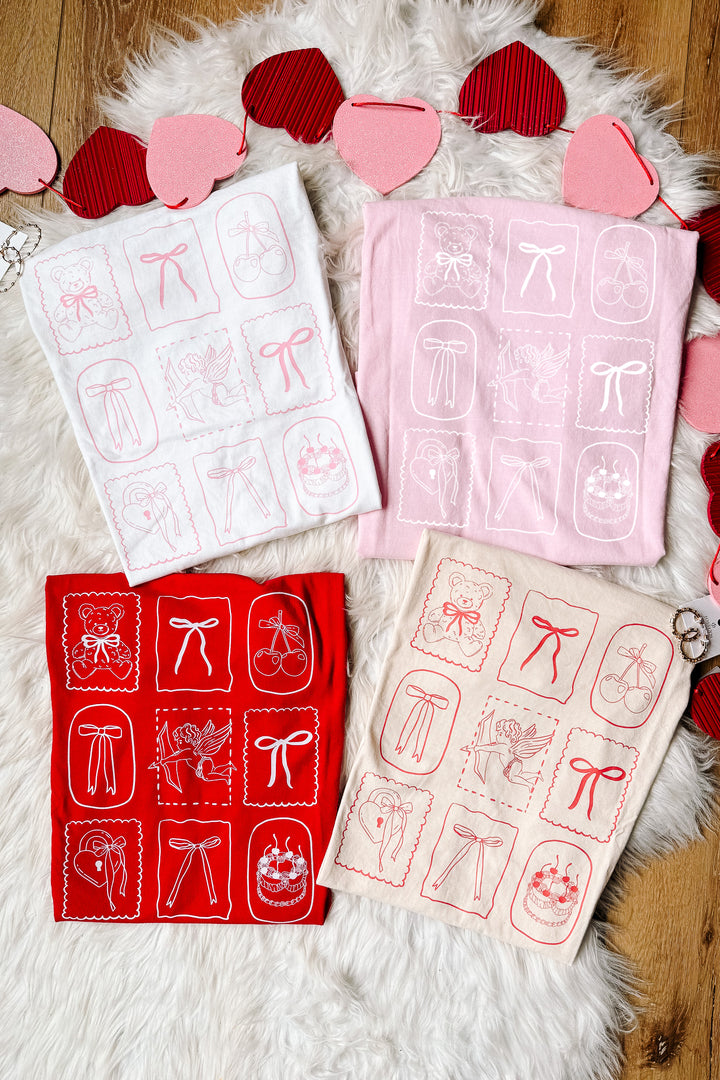 Valentine Doodles Graphic Tees - Multiple Styles