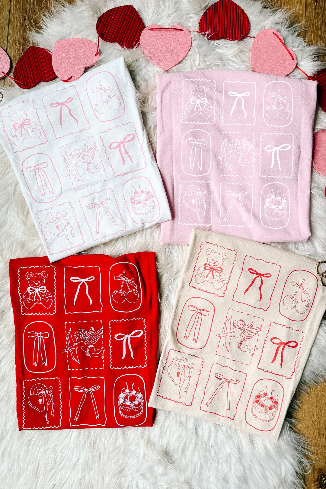 Valentine Doodles Graphic Tees - Multiple Styles