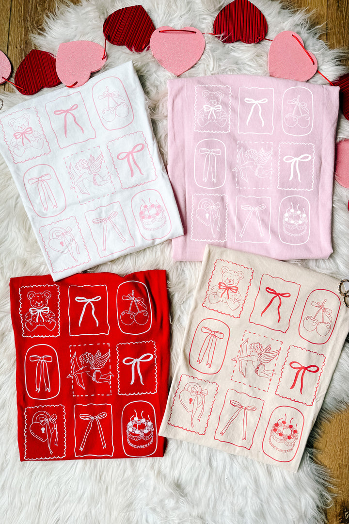 Valentine Doodles Graphic Tees - Multiple Styles