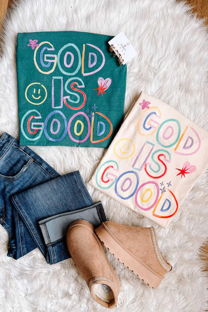 God Is Good Graphic Tee - Multiple Colors