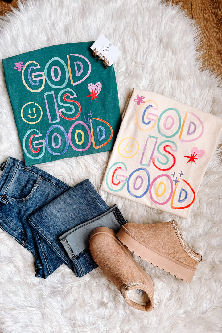 God Is Good Graphic Tee - Multiple Colors
