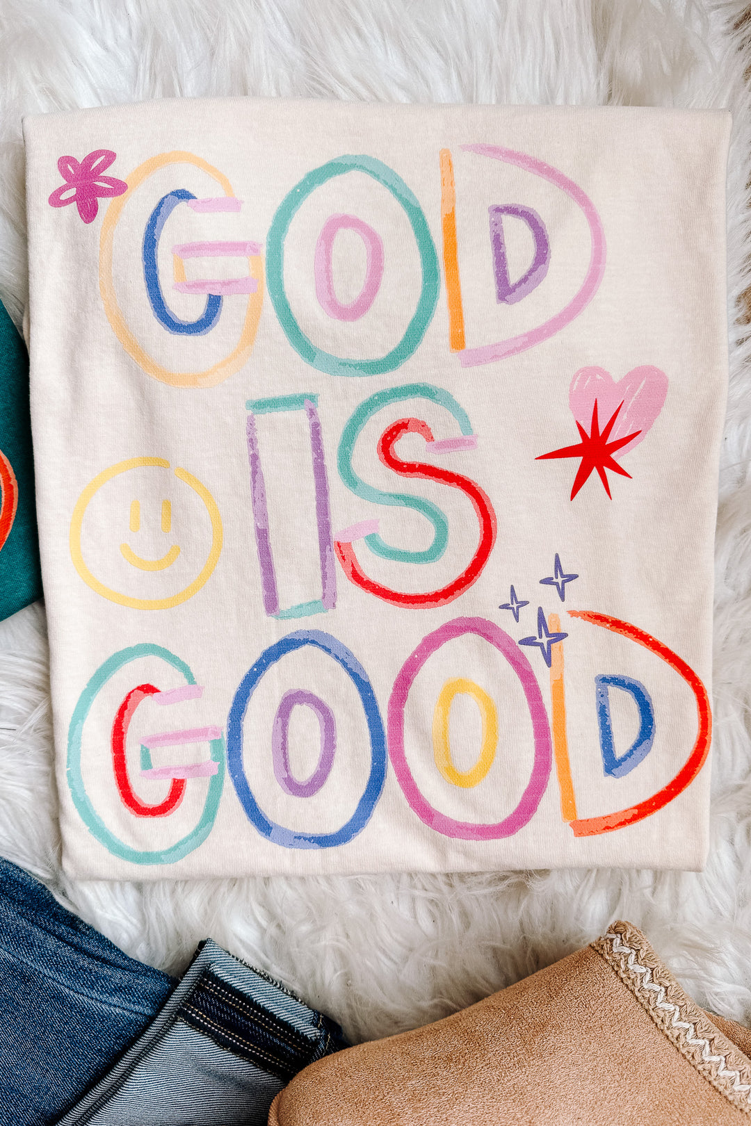 God Is Good Graphic Tee - Multiple Colors