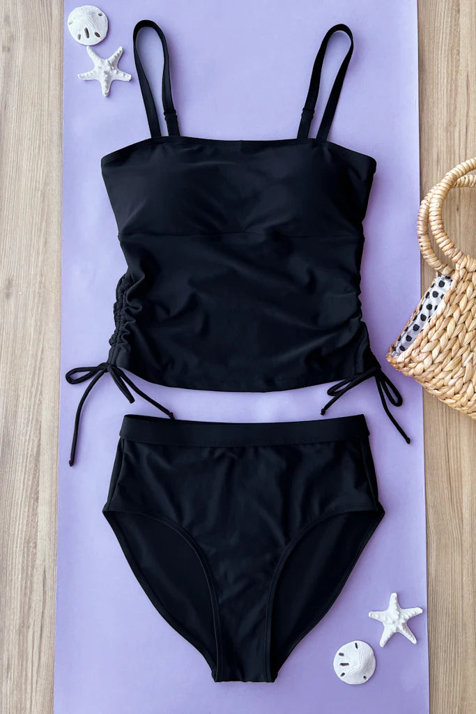 *Pre-Order* Black Tankini Swim Suit