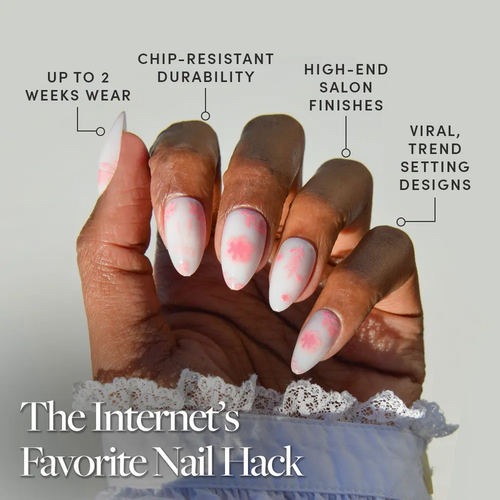 Fleur Amour Press-On Nails | Short Almond