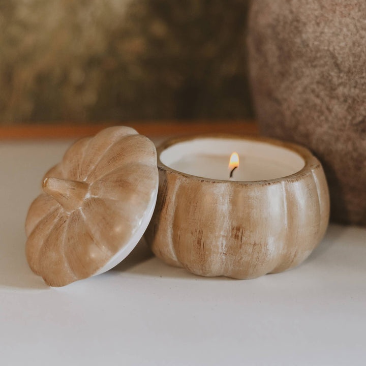 Pumpkin Spice Soy Candle - 8 oz Pumpkin Jar
