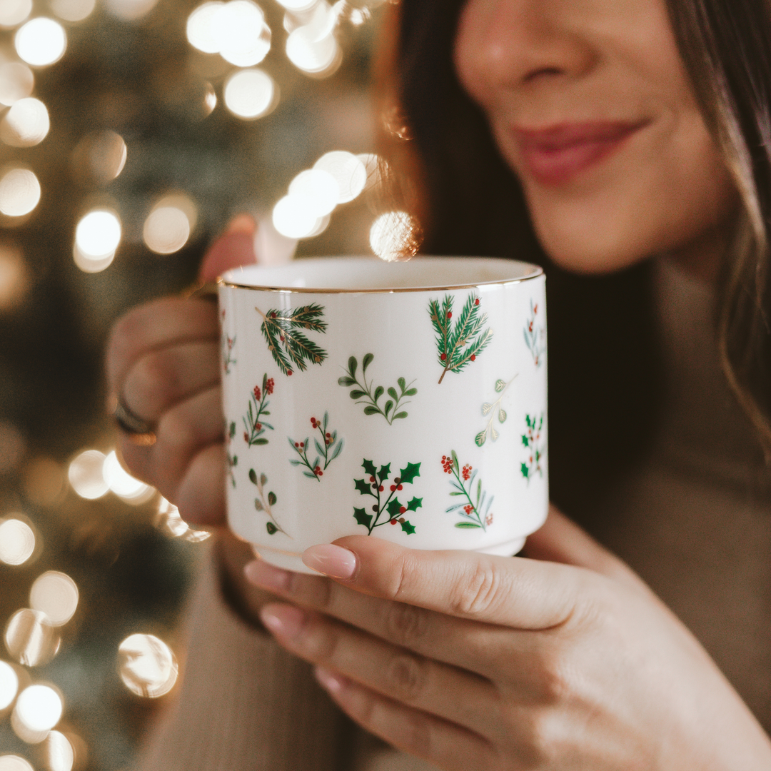 Holiday Greenery Coffee Mug
