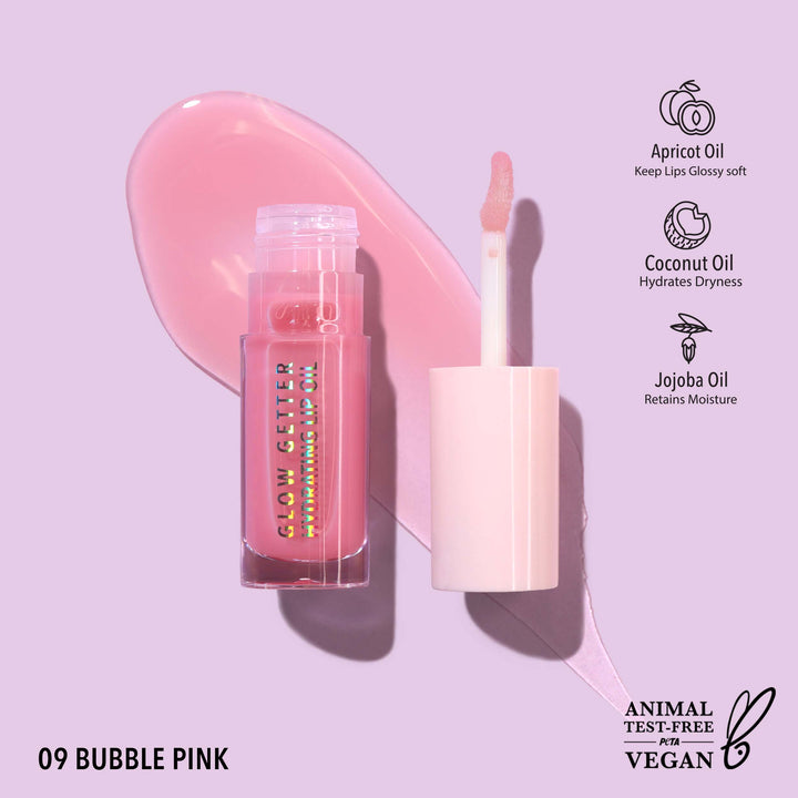 Glow Getter Hydrating Lip Oil - Bubble Pink