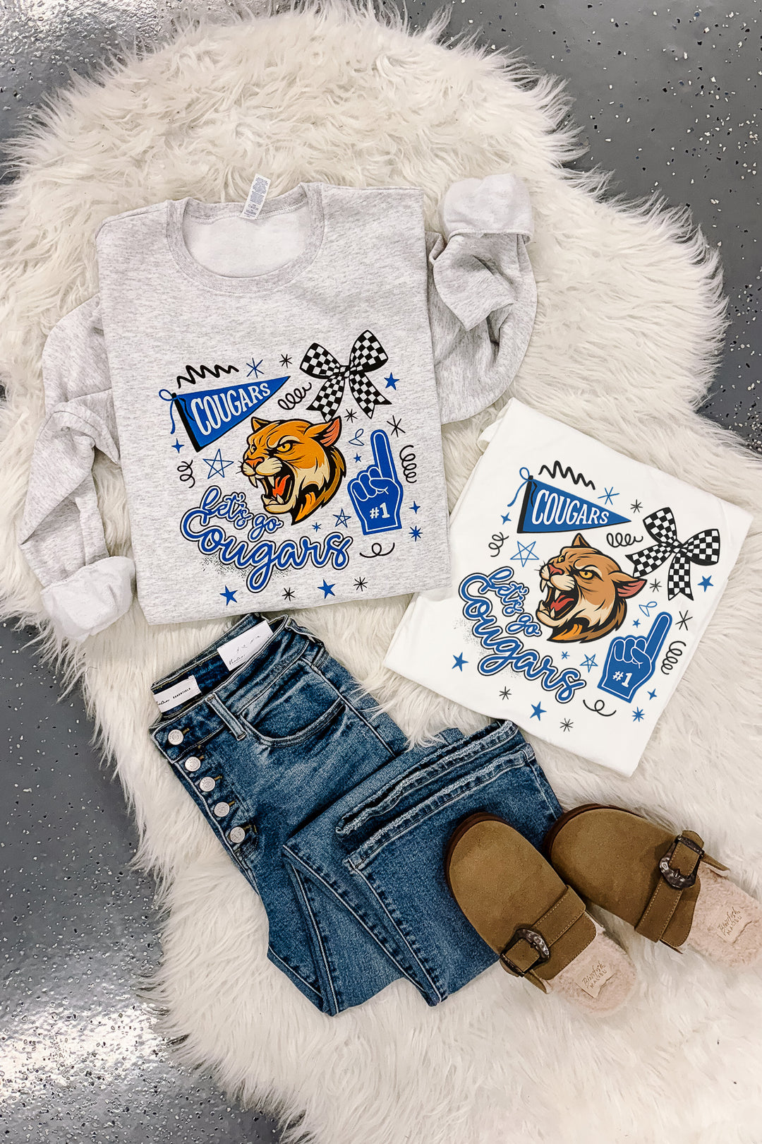 *SWEATSHIRT* School Mascot Spirit Graphics