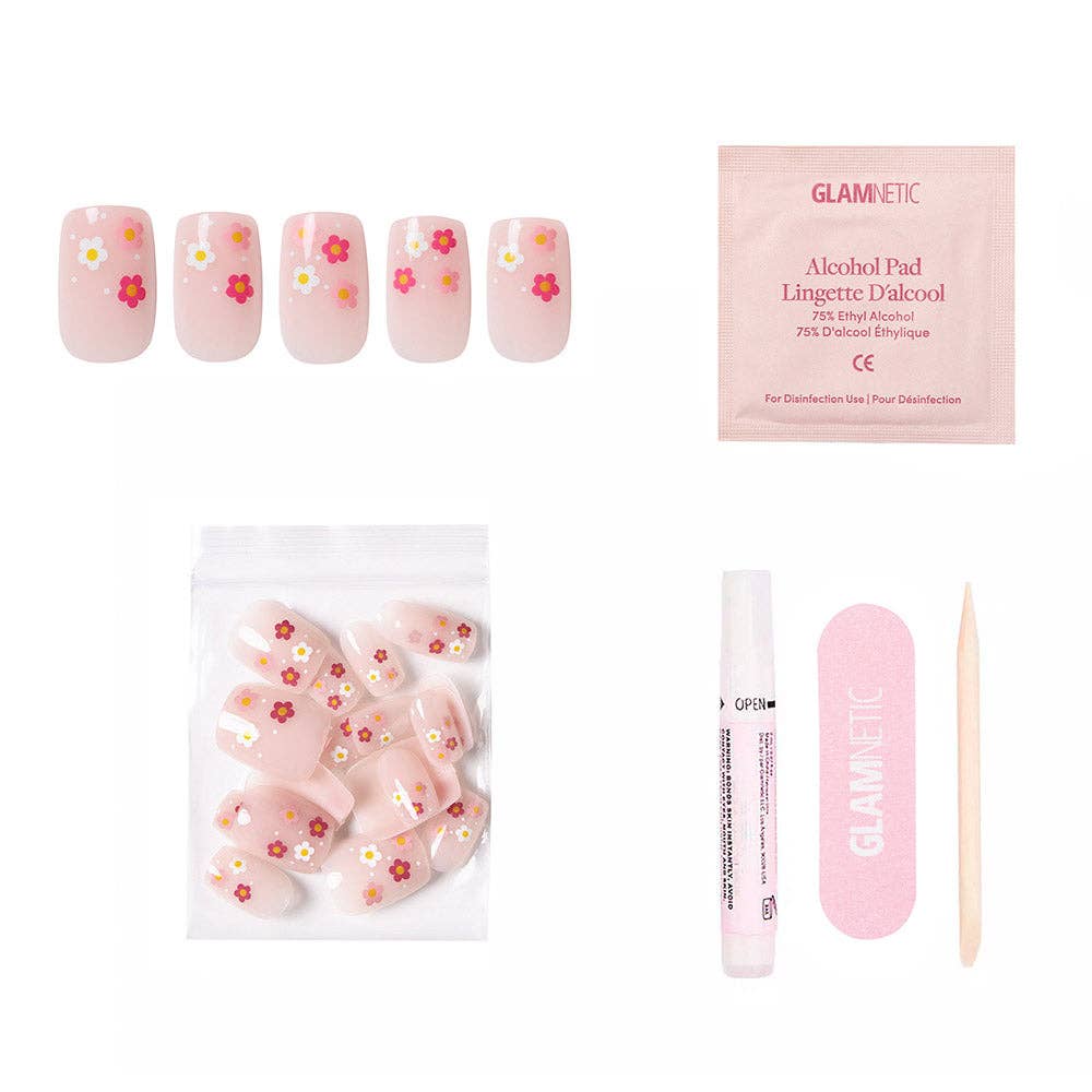 Pretty Bloom Press-On Nails | Short Squoval