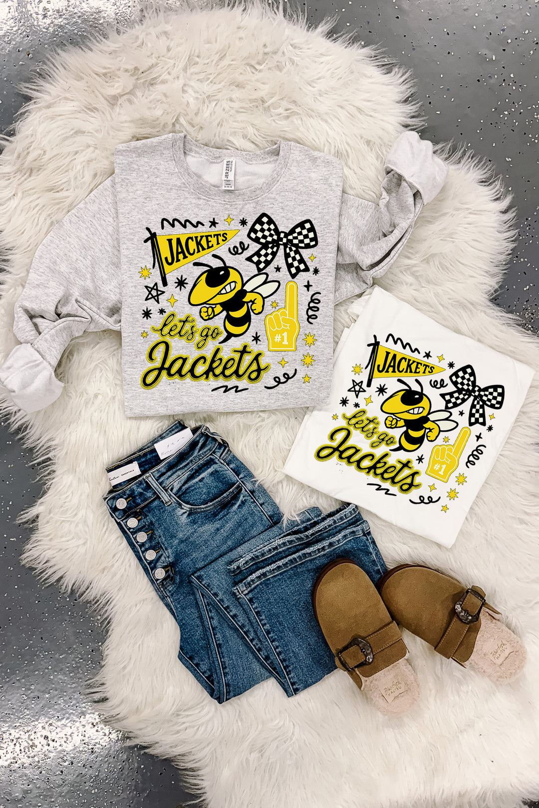 *SWEATSHIRT* School Mascot Spirit Graphics