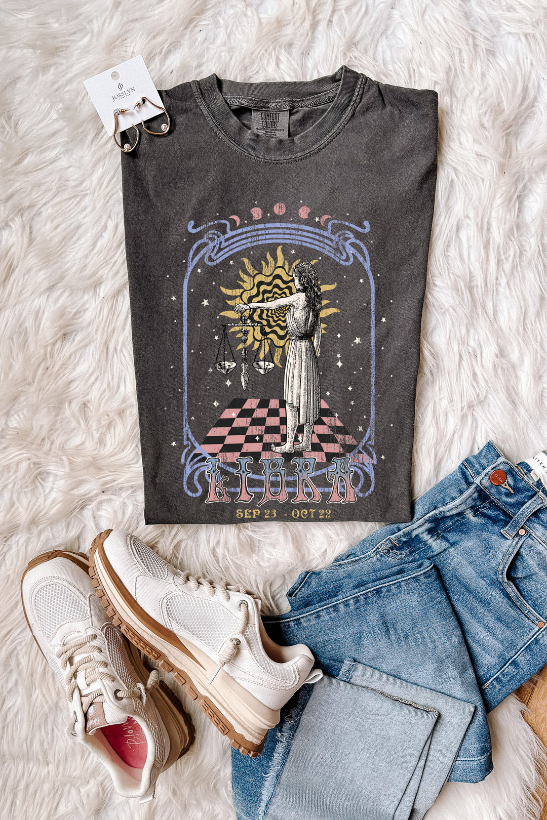Zodiac Signs Graphic Tee - Pepper
