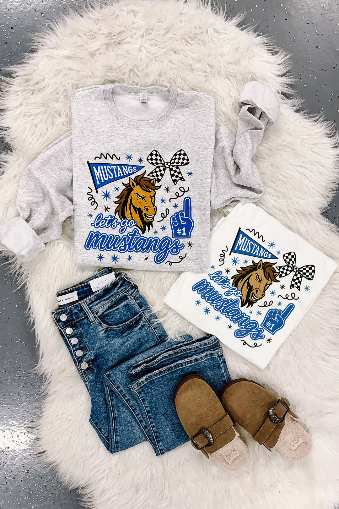 *SWEATSHIRT* School Mascot Spirit Graphics