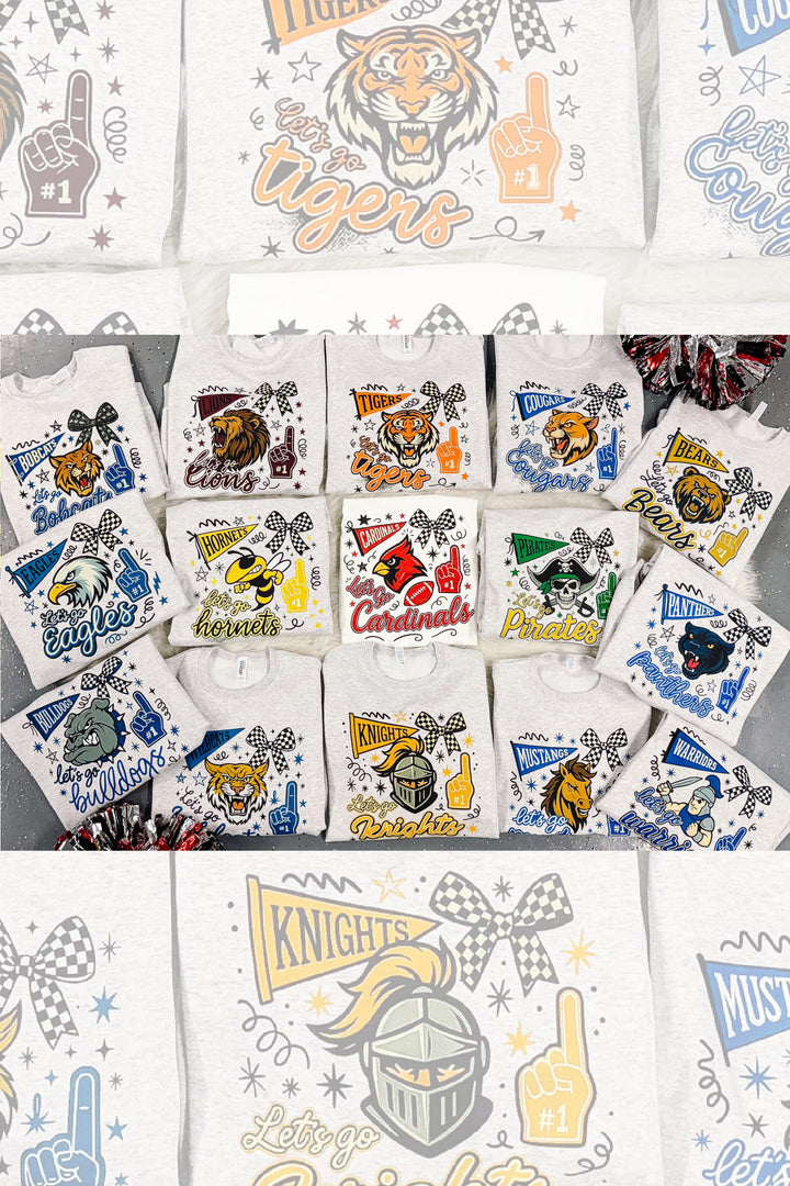 *T-SHIRT* School Mascot Spirit Graphics