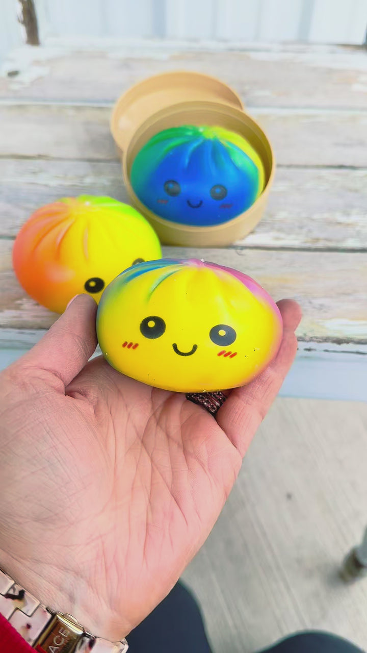 Rainbow Dumpling Squishy 🌈🥟