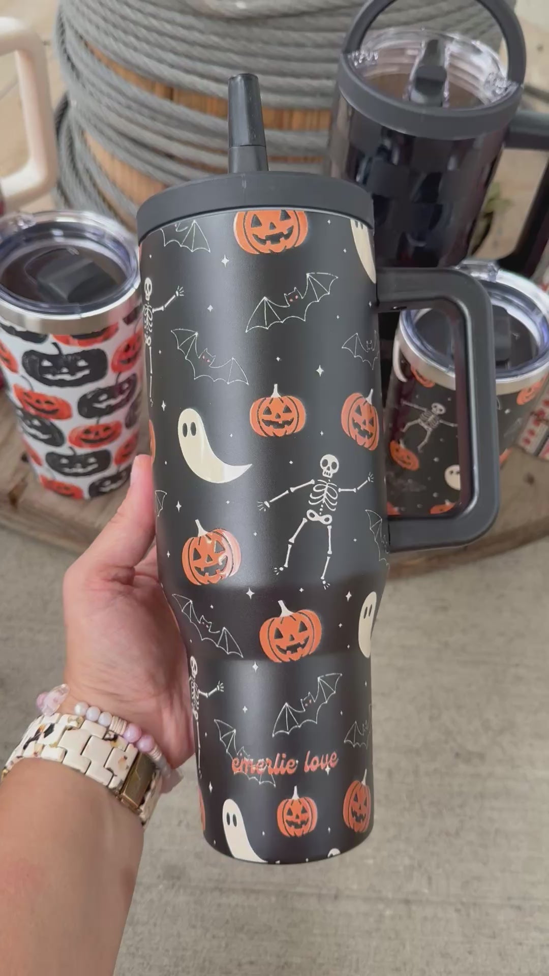 The Hydrate+ 40oz Tumbler - Boogie Bones