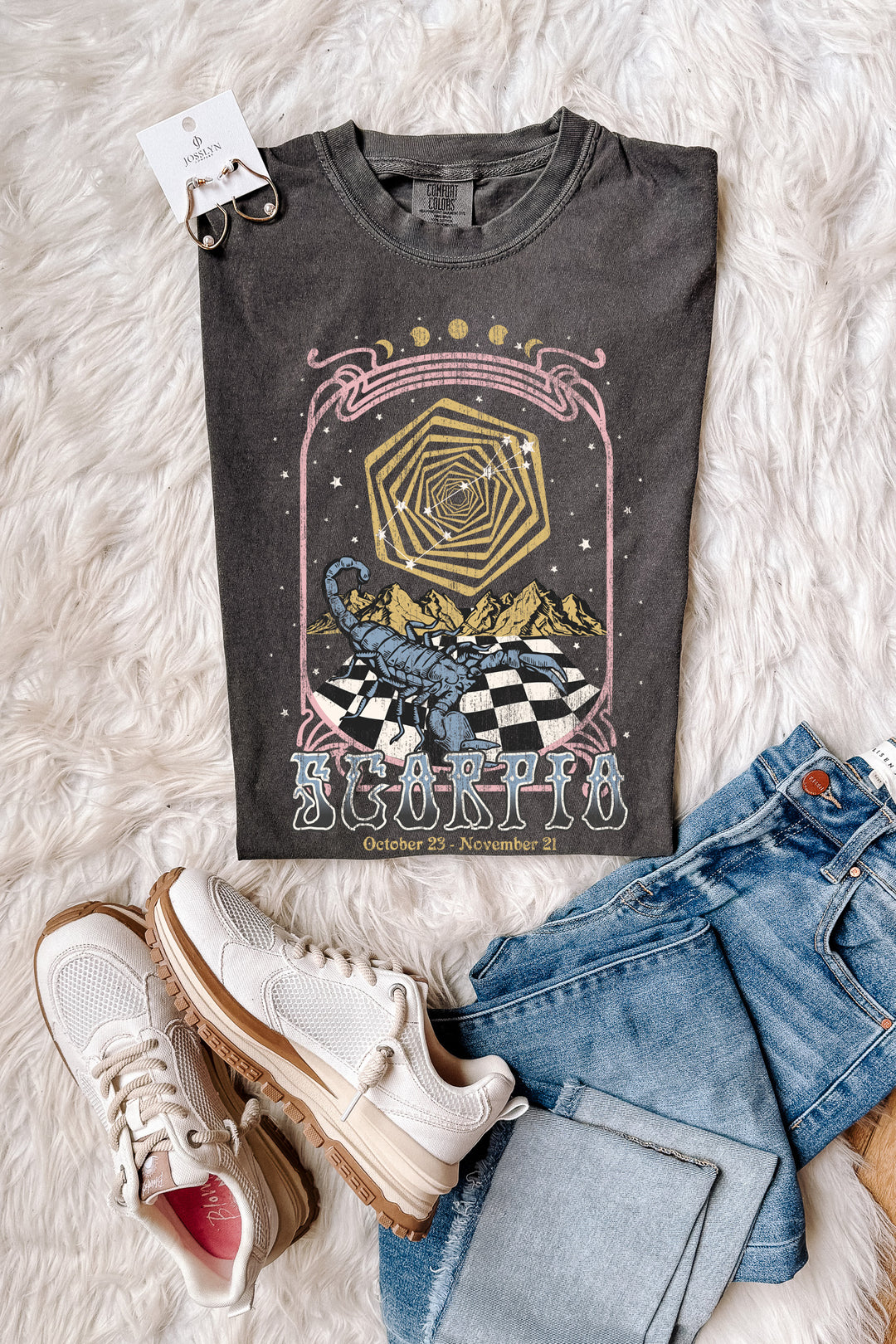 Zodiac Signs Graphic Tee - Pepper