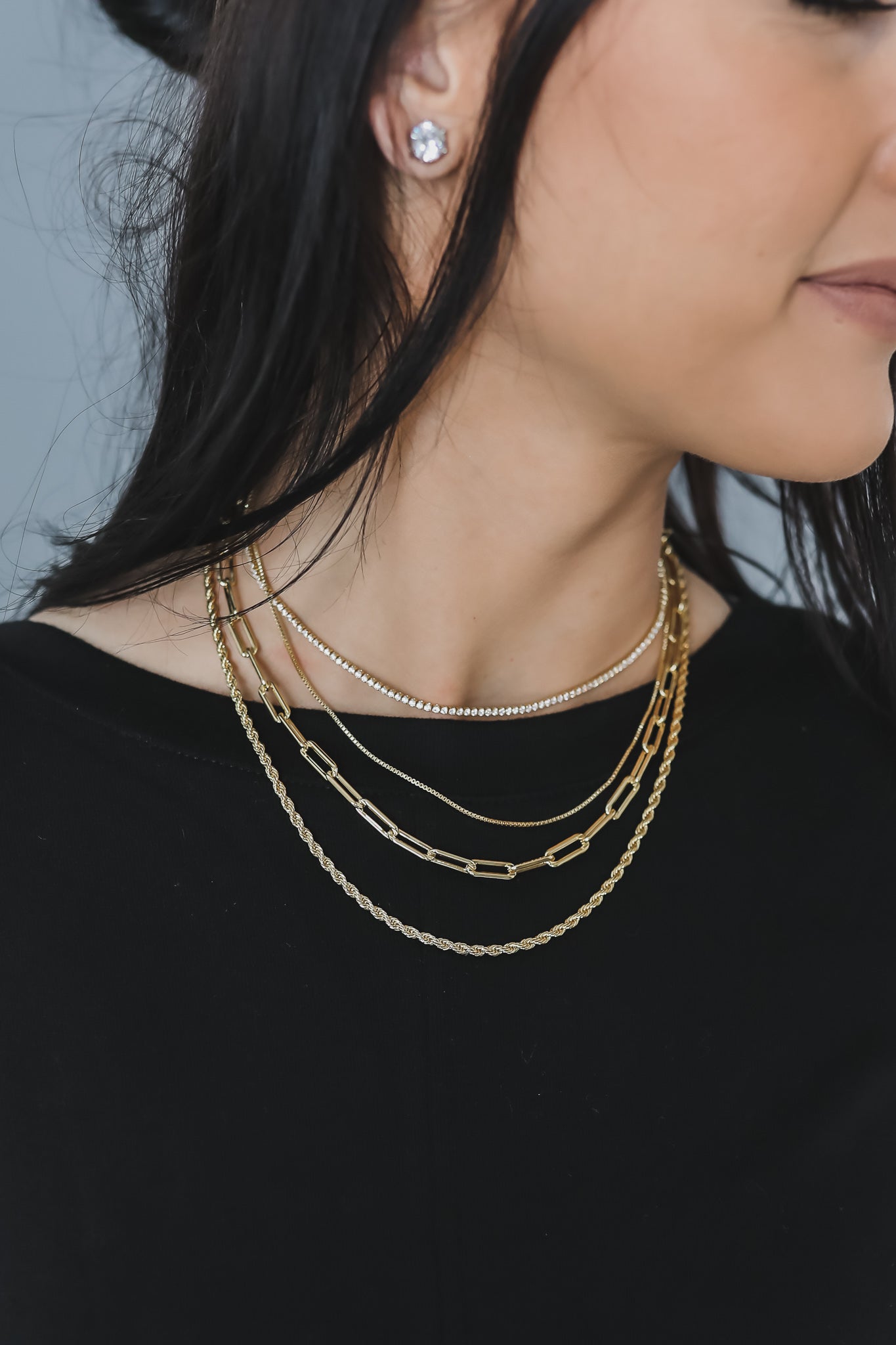Clara Chain Necklace - Gold